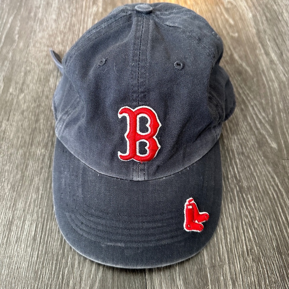 MLB Boston Red Socks Dark Wash Adjustable Hat